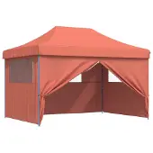 Syfax Party-Zelt 279 x 410 x 315 cm Terrakotta Oxford-Stoff