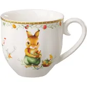 Villeroy & Boch Becher "Becher Easter Edition 2026 390 ml bunt", bunt, B:10cm H:9,6cm Ø:10cm, Porzellan, Trinkgefäße, Becher, Handwäsche wird empfohlen