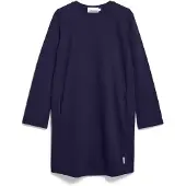 Armedangels MAARILIANA LANGÄRMLIGES JERSEYKLEID | LENZINGTM ECOVEROTM Viskose-Mix - blau (M)