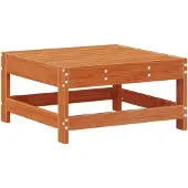 vidaXL Gartenfußstütze Massives Kiefernholz Wachsbraun 62 x 62 x 32 cm