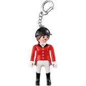 Playmobil - Schlüsselanhänger - Reiterin (8cm)Keychain Anhänger Pferde reiten zum sammeln