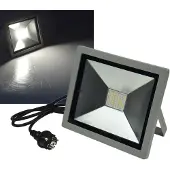 Chilitec LED-Fluter SlimLine CTF-SLT 50 silber 50W, 3200lm, 4000K, neutralweiß, IP44