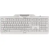 Cherry KC 1000 SC, Volle Größe (100%), Kabelgebunden, USB, AZERTY, Weiß