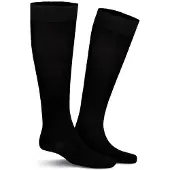 Kunert Kniestrümpfe "RICHARD", Herren, Gr. 39-42, schwarz, Obermaterial: 98% Baumwolle, 2% Elasthan, normal, Socken Kniestrümpfe, druckfreier Komfortbund