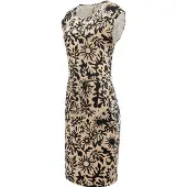 Ragwear Sommerkleid "Sommerkleid Taggien Print", Damen, Gr. M, N-Gr, beige (sand26), Obermaterial: 95% Viskose CV. 5% Elasthan EL., Kleider Sommerkleid