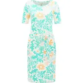 Ragwear Sommerkleid "Sommerkleid Taggiana Print YOUMODO", Damen, Gr. XS, N-Gr, grün (mint combo), Obermaterial: 95% Viskose CV. 5% Elasthan EL., Kleider Sommerkleid