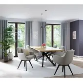 Homing Vorhang "Sven" Gr. 1, blau (eisblau), B:140cm H:245cm, Obermaterial: 100% Polyester, Gardinen, Vorhang, Fertigschal