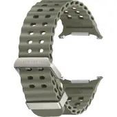 Samsung Marine Band ET-SNL70 für die Galaxy Watch Ultra, Band, Smartwatch, Grün, , Galaxy Watch Ultra, Silber