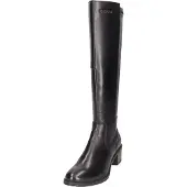 Bagatt Damenschuhe Reißverschluss Schaftstiefel Schwarz Freizeit