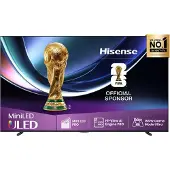 Hisense 100 '' U7Q PRO | ULED MiniLED Smart TV 4K 165 Hz, 2,54 m (100"), 3840 x 2160 Pixel, ULED, Smart-TV, WLAN, Schwarz