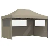 Syfax Partyzelt 292 x 440 x 315 cm Taupe Oxford-Stoff
