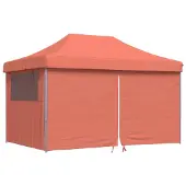 Syfax Partyzelt 292 x 440 x 315 cm Terrakotta Oxford-Stoff