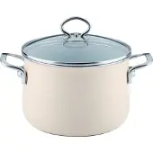 Riess 0703-011, 4 l, Weiß, Stahl, Emaille, Keramik, Gas, Induktion, Edelstahl