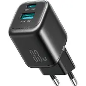 Dudao Ładowarka sieciowa Joyroom JR-TG7 33W USB-A + USB-C z kablem 60W USB-C do USB-C 1m - czarna