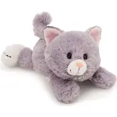 Nici Kuscheltier Katze 20cm - grau - Weiches Plüschtier – niedliches Stofftier zum Kuscheln & Spielen – tolle Geschenkidee für Kinder & Erwachsene - 62143