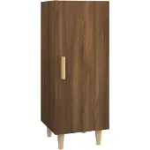 Syfax Sideboard Braun Eichen-Optik 34,5x34x90 cm Holzwerkstoff
