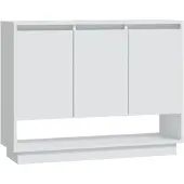 Syfax Sideboard Weiß 97x31x75 cm Holzwerkstoff