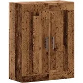 Syfax Wandschrank Altholz-Optik 69,5x34x90 cm Holzwerkstoff