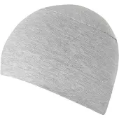 Trigema Strickmütze "Soft-Cap", Mädchen, Gr. 900, grau (grau, melange), Baumwollmischung, Mützen Strickmütze