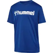 Hummel Unisex Kinder Hmllogo Jersey S/S Kids T-Shirt, True Blue, 152 EU