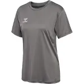 Hummel Essential Kurzarm-t-shirt Grau S Frau Grau S