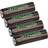 PATONA 4x Premium 14500 Zelle ICR14500 Li-Ion Akku 3,7V 800mAh