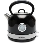 Champion Wasserkocher Retro 1,7L VK401 Schwarz