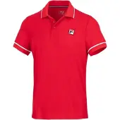 FILA Tennis-Polo New Court (100% Polyester) rot Herren