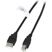 Efbe-Schott EFB Elektronik K5203.1,8, 1,8 m, USB A, USB B, USB 2.0, 0,48 Gbit/s, Schwarz