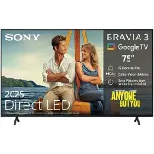 Sony K-75S3, 189,2 cm (74.5"), 3840 x 2160 Pixel, LED, Smart-TV, WLAN, Schwarz