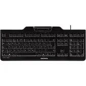 Cherry KC 1000 SC, Volle Größe (100%), Kabelgebunden, USB, QWERTY, Schwarz