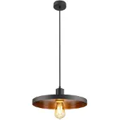 SLV 1010788 LALU SET, Pendelleuchte, E27 Base, PLATE 33, Pendellänge 200 cm, 1 x max. 7.5 W, schwarz