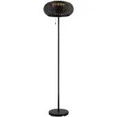 SLV 1008386 ADEGAN, Outdoor Stehleuchte, Solar, 2200 K, IP65, schwarz