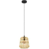 Eglo Hängelampe aus Rattan Montezuelo Ø 24cm