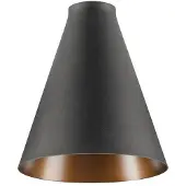 SLV Lampenschirm Lalu Kegel schwarz 17cm