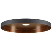 SLV 1010096 LALU PLATE 33, Leuchtenschirm, E27 Base, Mix&Match, H: 1.5 cm, schwarz / bronze