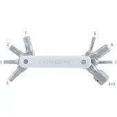 Contec Tfr Buster 9 Multitool Silber Silber One Size