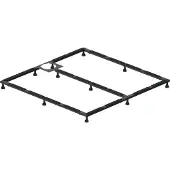 Duravit Fußgestell 120x120cm, höhenverstellbar von 8-10cm