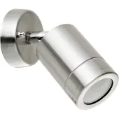 Goldlux Olimp Außen-Garten-Wandleuchte 1xGU10 Edelstahl IP44 208842