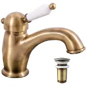 RAV copy of LABE Waschtischarmatur in Chrom, Gold oder Messing SLEZAK Ihre Wahl: Mit Siphon,
