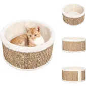 vidaXL Katzenkorb Rund 36 cm Seegras - Kratzbäume