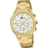 Lotus Herren Uhr Elegant Edelstahl Armbanduhr Classic gold D2UL18868/1