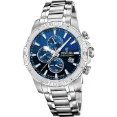 Festina Herrenuhr Timeless Chronograph Armbanduhr Edelstahl silber D2UF20704/4