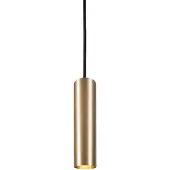 Euluna Schmale Hängelampe Eye schwarzes Gold