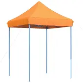 Syfax Partyzelt 200 x 200 x 306 cm Orange Oxford-Stoff
