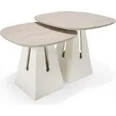 AEA Doppel-Set 2x Couchtische Design Kaffeetisch und Beistelltisch fürs Wohnzimmer