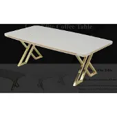 AEA Wohnzimmer Couchtisch Weiß Luxus Design Elegantes Möbel Tische Couchtische