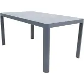 In And OutdoorMatch Tisch - 160x90x74 cm - Aluminium - Keramiklatten
