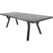 In And OutdoorMatch Tisch - 243x103x74 cm - Aluminium - Keramiklatten
