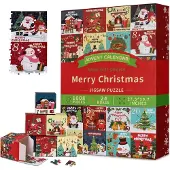 Nikcorp Adventskalender Puzzle 1008 Teile Weihnachtsgeschenk 24 Schachteln